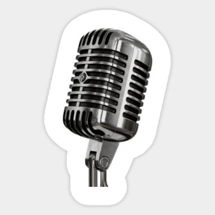 Microphone Illustration Sticker